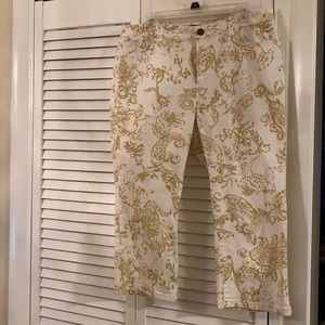 Chaps 4 Pocket Capri Denim Jeans